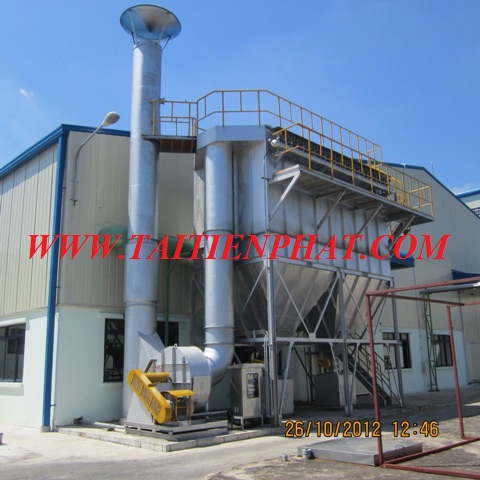 Hệ thống hút bụi rung rũ khí nén